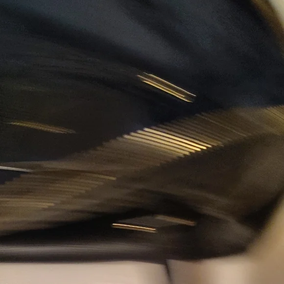 Cole Haan Black Woven Leather Shoulder Bag - Picture 4 of 6